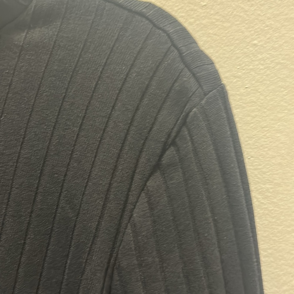 Mock Neck Ribbed Sweater - Picture 2 of 8